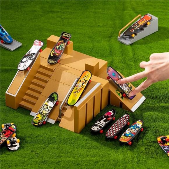 100 Pieces Fingerboard Finger Mini Skateboard Toy Finger Boards Set - Picture 5 of 6